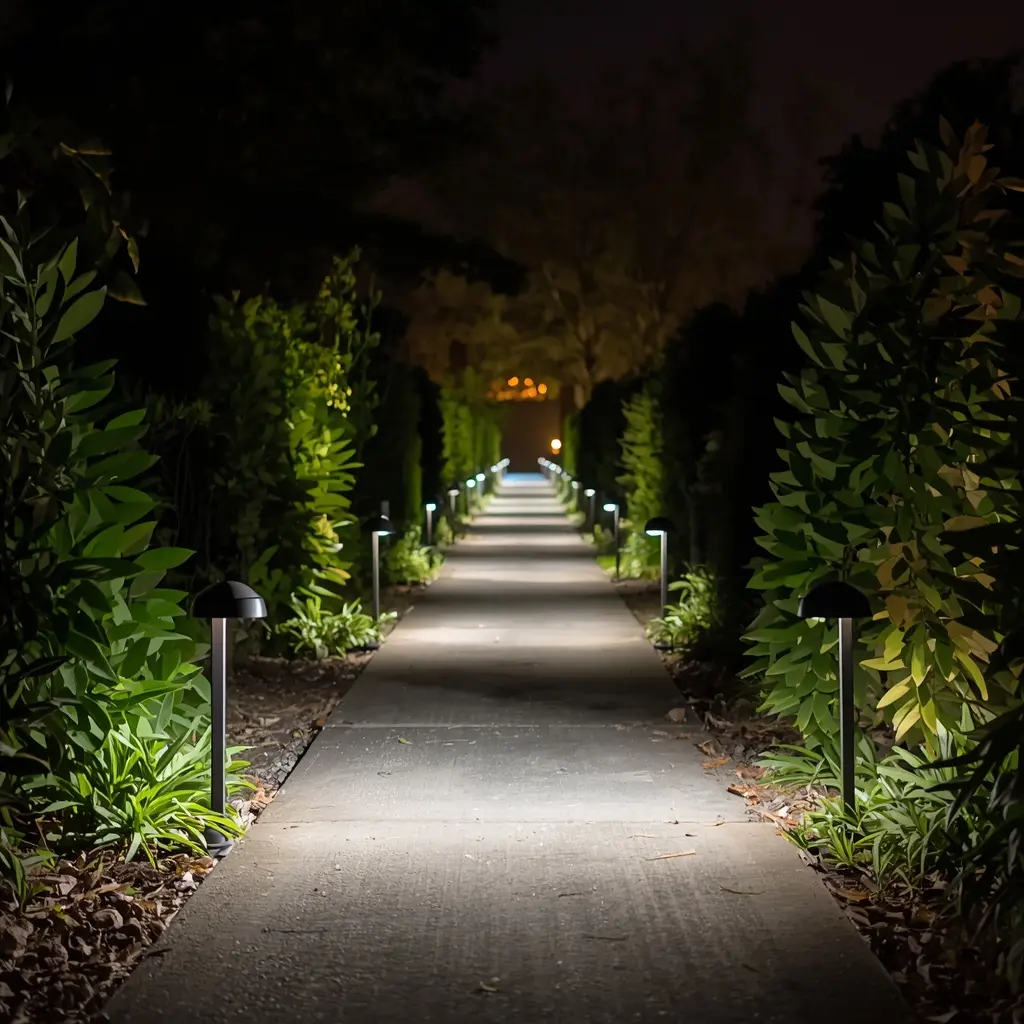 Sistema de iluminación LED de camino